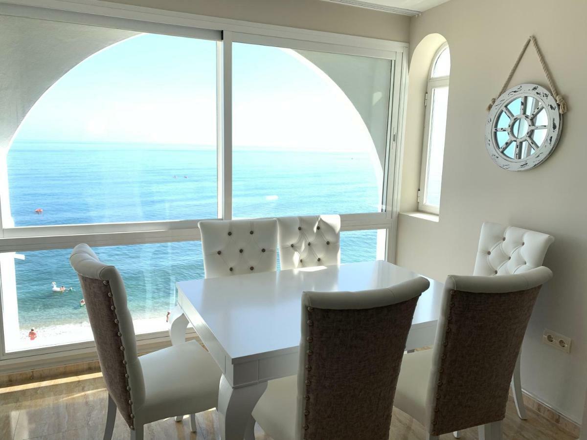 Apartament Aguamarina On The Beach Front Appartement Mijas Costa Buitenkant foto