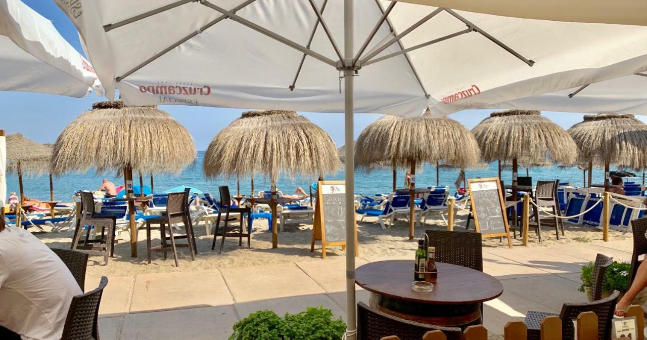 Apartament Aguamarina On The Beach Front Appartement Mijas Costa Buitenkant foto